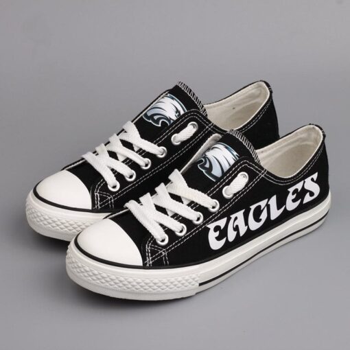Philadelphia Eagles Low Top Canvas Sport Sneakers Shoes For Men Women Fans - Image 4