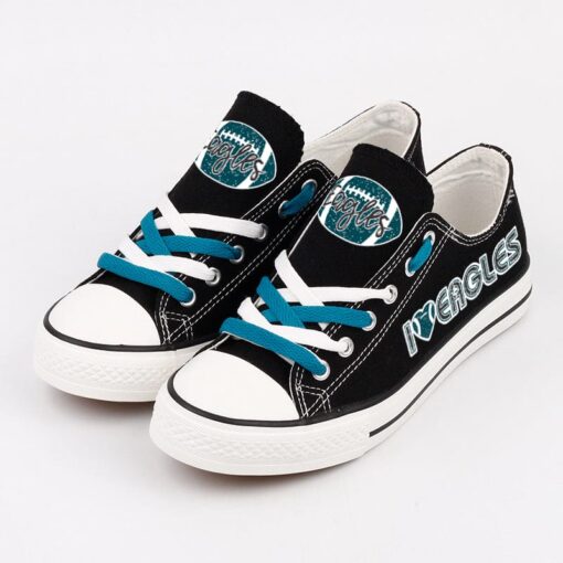 Philadelphia Eagles Low Top Canvas Sport Sneakers Shoes For Men Women Fans - Image 5