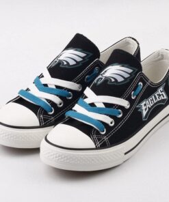Alternative view of Philadelphia Eagles Low Top Canvas Sport Sneakers Shoes For Men Women Fans