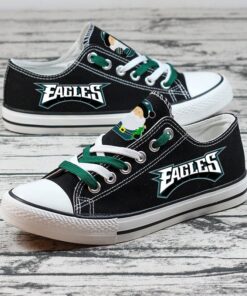 Alternative view of Philadelphia Eagles Low Top Canvas Sport Sneakers Shoes For Men Women Fans