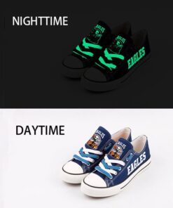Philadelphia Eagles Limited Print NFL Students Low Top Canvas Shoes Sport Sneakers 4
