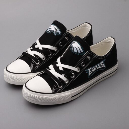 Philadelphia Eagles Low Top Canvas Sport Sneakers Shoes For Men Women Fans - Image 6