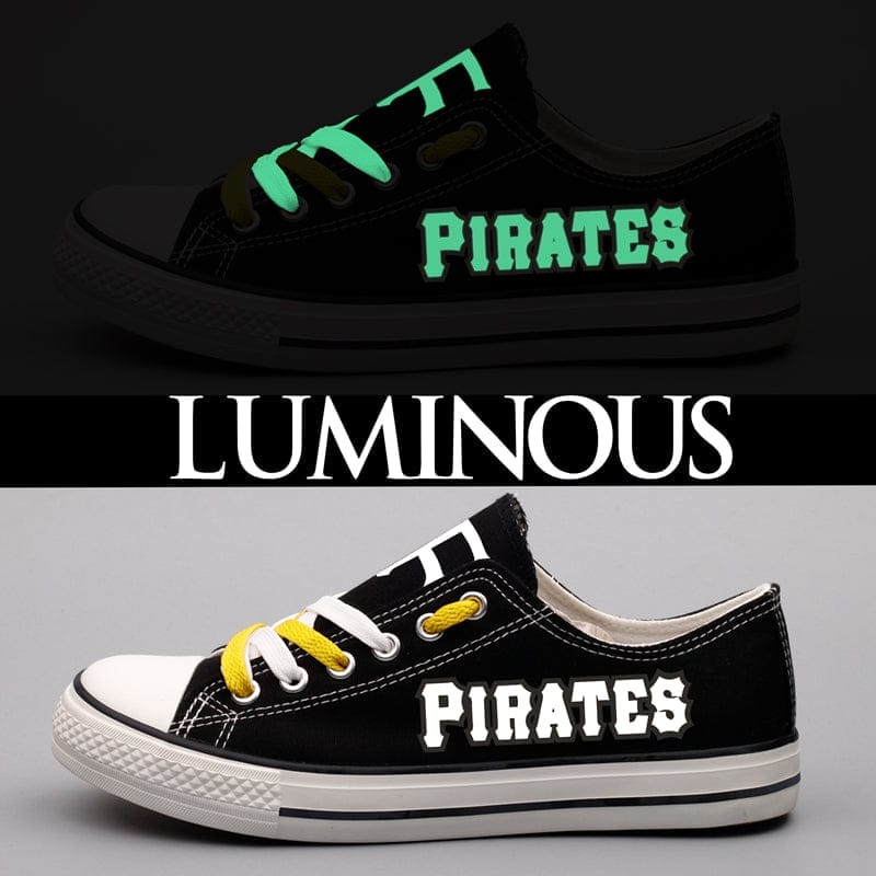 Pittsburgh Pirates Limited Print Low Top Canvas Shoes Sport Sneakers For Men Women Fans - Image 2