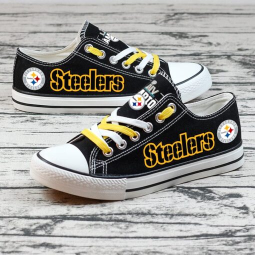 Pittsburgh Steelers Sport Sneakers Shoes For Men Women Fans - Image 5
