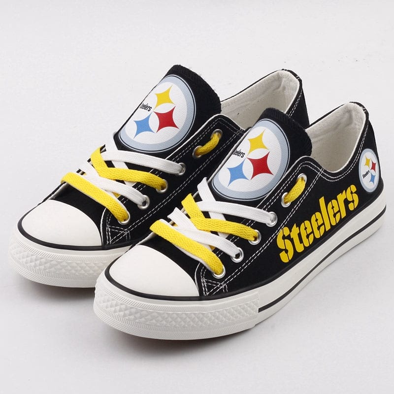 Pittsburgh Steelers Low Top Canvas Sport Sneakers Shoes For Men Women Fans 1 Pittsburgh Steelers Low Top Canvas Sport Sneakers Shoes For Men Women Fans