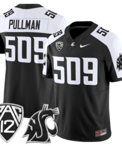 Pullman Jersey #509 Washington State Cougars 2025 Vapor Limited Stitched