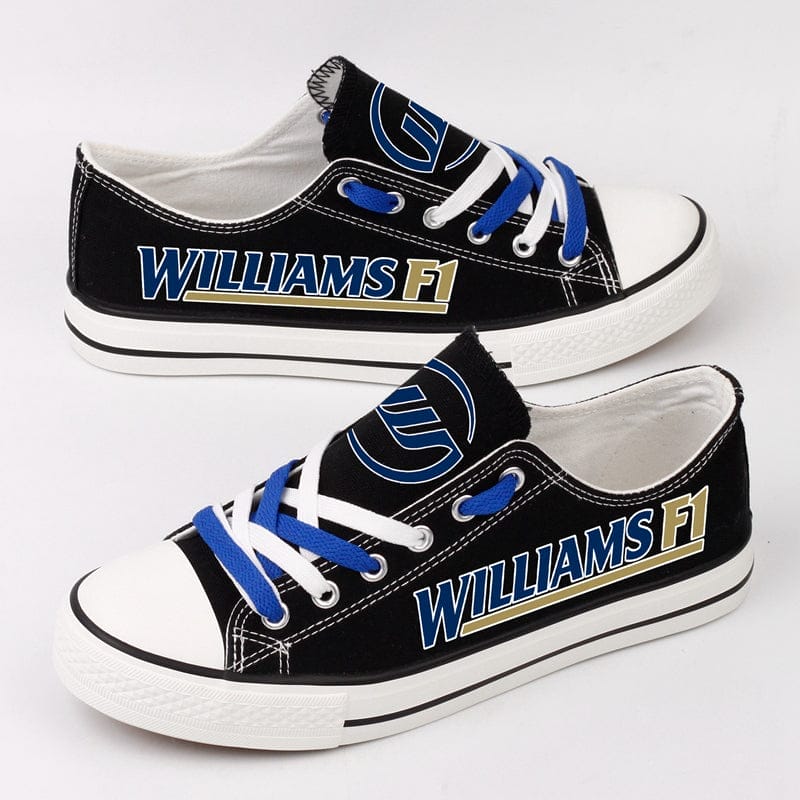 ROKiT Williams Racing Canvas Sneakers Shoes For Men Women Fans 2 ROKiT Williams Racing Canvas Sneakers Shoes For Men Women Fans - Image 2