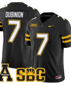 Alternative view of Rashod Dubinion Jersey #7 App State Mountaineers 2025 Vapor Limited Stitched