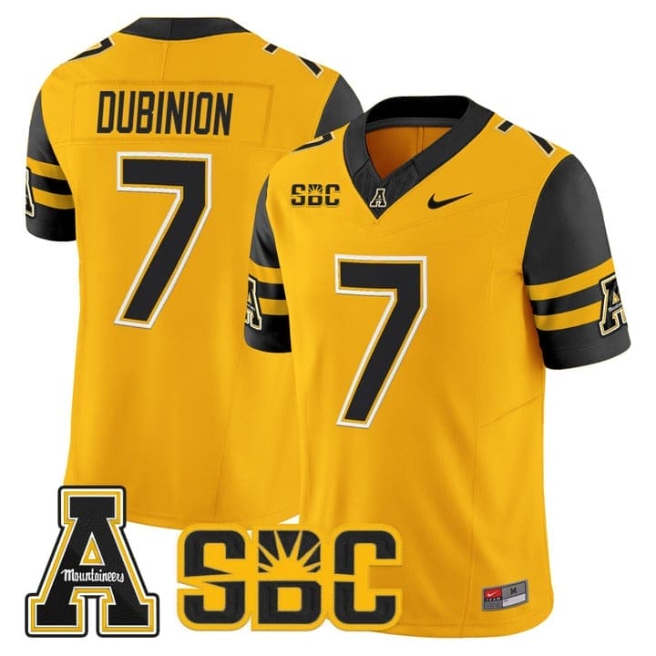 Rashod Dubinion Jersey #7 App State Mountaineers 2025 Vapor Limited Stitched - Image 3