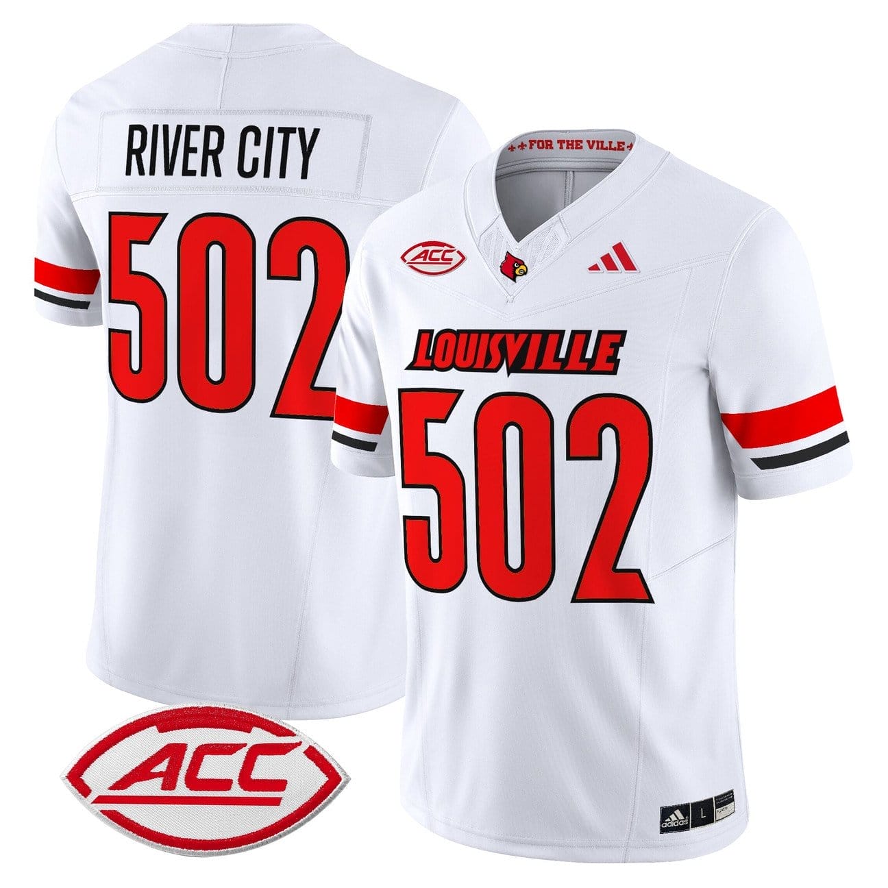 River City Jersey #502 Louisville Cardinals 2025 Vapor Limited Stitched - Image 5