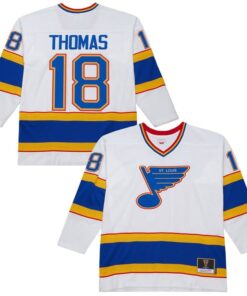 Robert Thomas Jersey #18 St. Louis Blues Throwback 1990-91 Power Play Stitched
