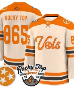 Rocky Top Jersey 865 Tennessee Volunteers 2025 26 Premium Stitched Cream