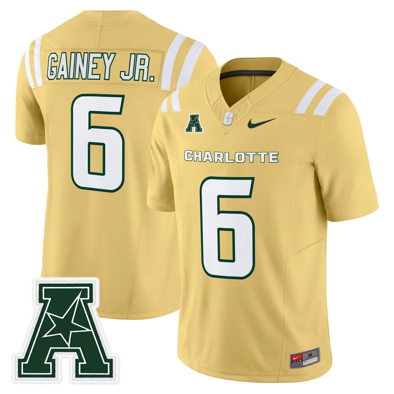 Rod Gainey Jr Jersey #6 Charlotte 49ers 2025 Vapor Limited Stitched - Image 3