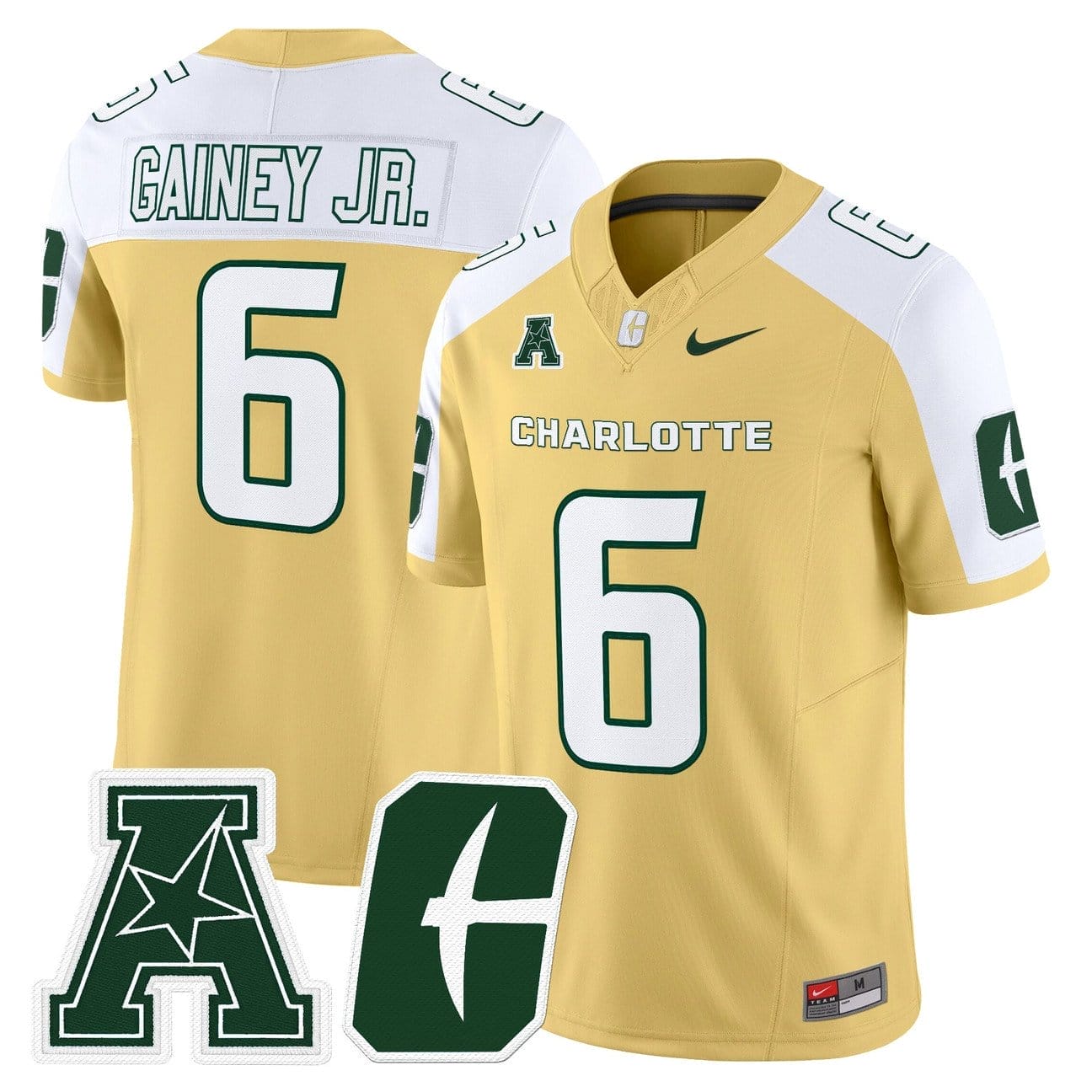 Rod Gainey Jr Jersey #6 Charlotte 49ers 2025 Vapor Limited Stitched - Image 2