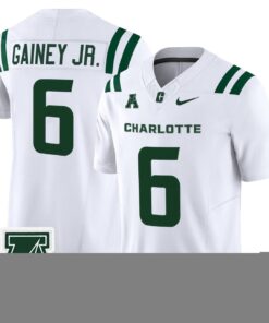 Rod Gainey Jr Jersey #6 Charlotte 49ers 2025 Vapor Limited Stitched