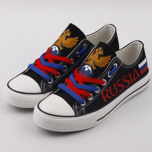 Russia Low Top Canvas Sport Sneakers Shoes For Men Women Fans