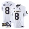 Samuel Gbatu Jr Jersey 8 UC Davis Aggies 2025 Lake Tahoe Patch Stitched White
