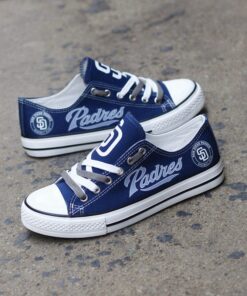 San Diego Padres Limited Print Low Top Canvas Shoes Sport Sneakers For Men Women Fans