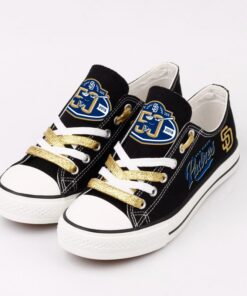 San Diego Padres Limited Print MLB Students Low Top Canvas Shoes Sport Sneakers 3 e16cf5df 06c8 4311 828e 60603b05f5d2