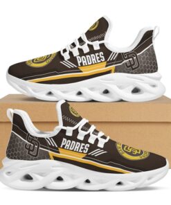 Alternative view of San Diego Padres MLB Sneakers Shoes Elevate Your Every Step