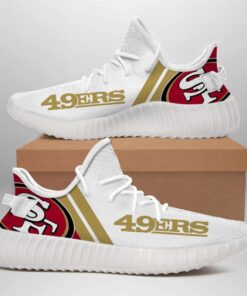 San Francisco 49ers NFL 350v Yeezy Sneakers For Men Women Fans