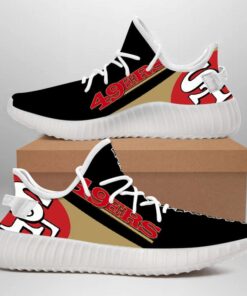 Alternative view of San Francisco 49ers NFL 350v Yeezy Sneakers For Men Women Fans