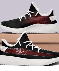 San Francisco 49ers V1 NFL 350v Yeezy Sneakers For Men Women Fans