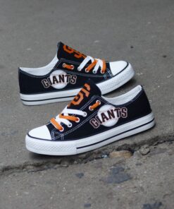 San Francisco Giants Limited Print MLB Students Low Top Canvas Shoes Sport Sneakers 2