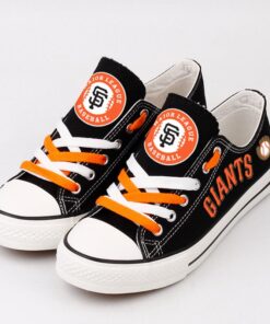 San Francisco Giants Limited Print MLB Students Low Top Canvas Shoes Sport Sneakers 3