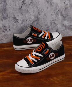 Alternative view of San Francisco Giants Limited Print Low Top Canvas Shoes Sport Sneakers For Men Women Fans