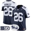 Saquon Barkley Jersey 26 Penn State 2025 Throwback Vapor Stitched Navy Alter