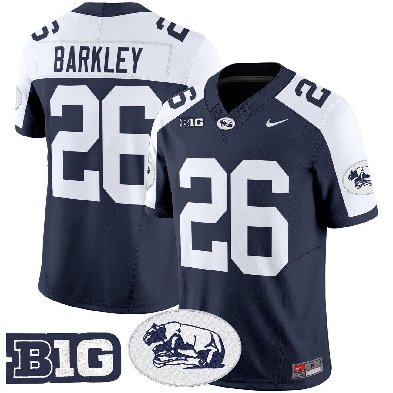Saquon Barkley Jersey #26 Penn State Nittany Lions 2025 Throwback Limited Stitched
