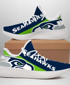 Seattle Seahawks NFL 350v Yeezy Sneakers For Men Women Fans