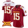 SenecaWallaceJersey 15IowaStateCyclones2025LimitedStitchedCardinalAlter