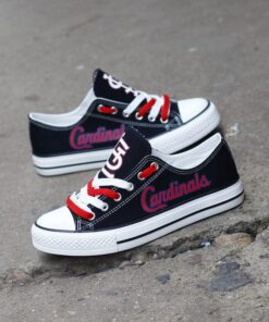 Alternative view of St. Louis Cardinals Limited Print Low Top Canvas Shoes Sport Sneakers For Men Women Fans