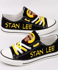 Stan Lee Low Top Canvas Sport Sneakers Shoes For Men Women Fans