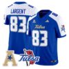 SteveLargentJersey 83TulsaGoldenHurricane2025VaporStitchedRoyalAlter