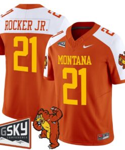 Stevie Rocker Jr Jersey #21 Montana Grizzlies 1995 Throwback Vapor Limited Stitched