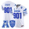 Stripe Jersey #901 Memphis Tigers 2025 Vapor Limited Stitched White 3 StripeJersey 901MemphisTigers2025VaporLimitedStitchedWhite