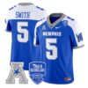 Sutton Smith Jersey #5 Memphis Tigers 2025 Vapor Limited Stitched Royal Alter 3 SuttonSmithJersey 5MemphisTigers2025VaporLimitedStitchedRoyalAlter
