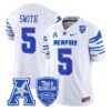 Sutton Smith Jersey #5 Memphis Tigers 2025 Vapor Limited Stitched White 3 SuttonSmithJersey 5MemphisTigers2025VaporLimitedStitchedWhite
