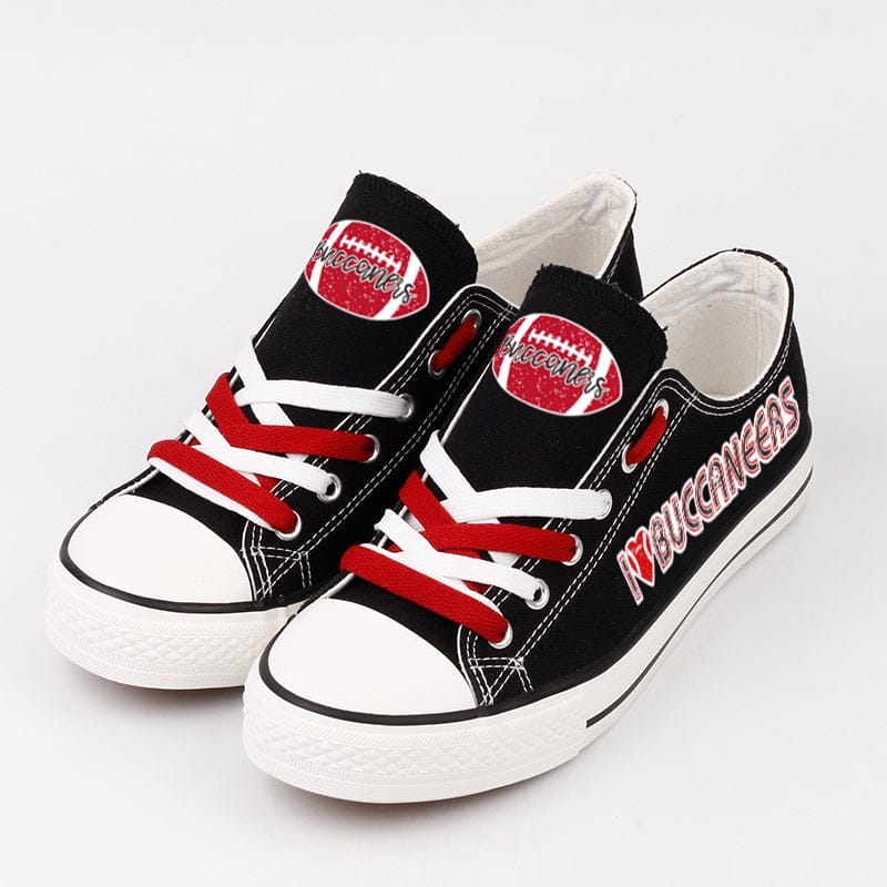 Tampa Bay Buccaneers Low Top Canvas Sport Sneakers Shoes For Men Women Fans 4 Tampa Bay Buccaneers Low Top Canvas Sport Sneakers Shoes For Men Women Fans - Image 4