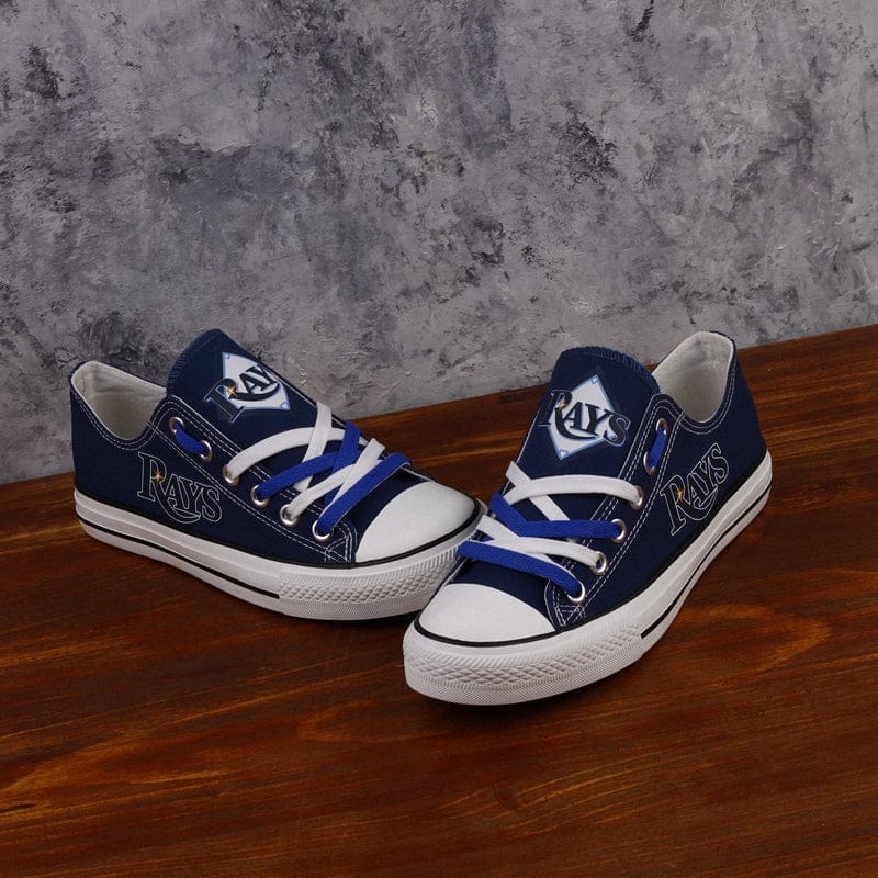 Tampa Bay Rays Limited Print Low Top Canvas Shoes Sport Sneakers For Men Women Fans