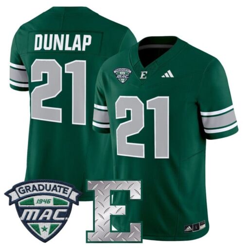 Tavierre Dunlap Jersey #21 Eastern Michigan Eagles 2025 Limited Stitched - Image 5