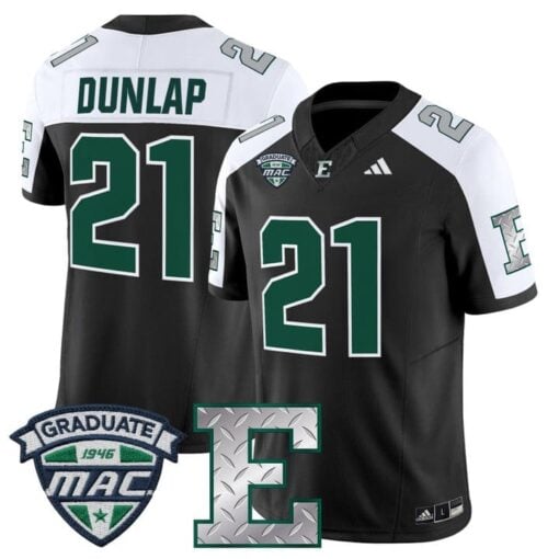 Tavierre Dunlap Jersey #21 Eastern Michigan Eagles 2025 Limited Stitched - Image 3