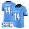 TaylorHeinickeJersey 14OldDominionMonarchs2025VaporStitchedBlue