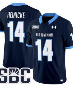 Taylor Heinicke Jersey #14 Old Dominion Monarchs 2025 Vapor Stitched Navy