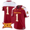 Team Jersey #1 Iowa State Cyclones 2025 Vapor Limited Stitched Cardinal Alter 2 TeamJersey 1IowaStateCyclones2025VaporLimitedStitchedCardinalAlter