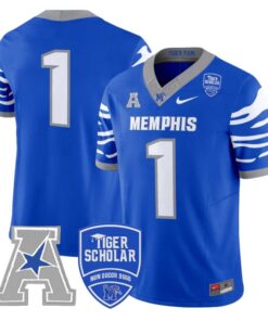 Team Jersey #1 Memphis Tigers 2025 Vapor Limited Stitched Royal