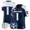 TeamJersey 1UtahStateAggies2025VaporLimitedStitchedNavyAlter